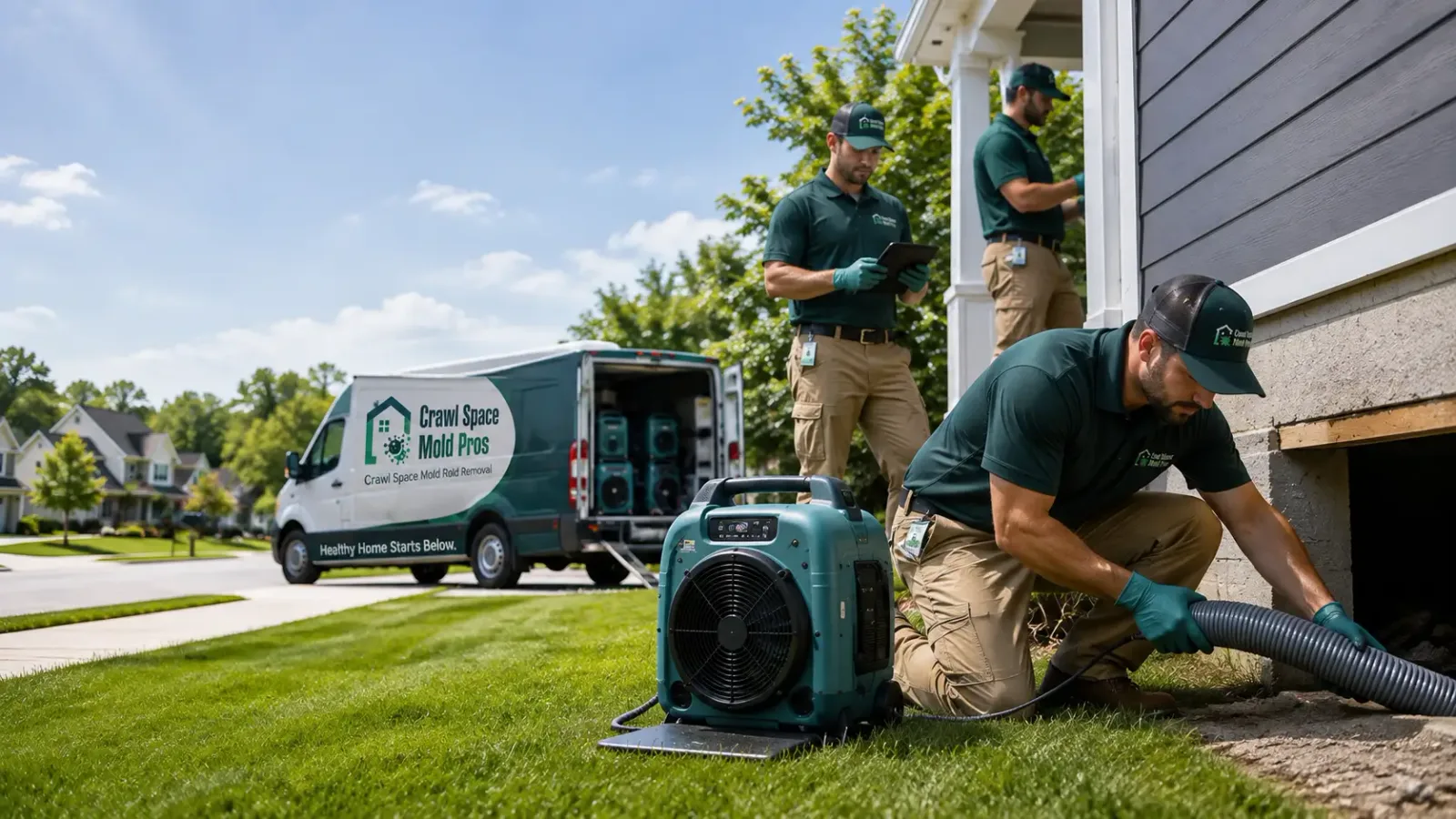 Crawl Space Mold Removal in Fieldton, TX